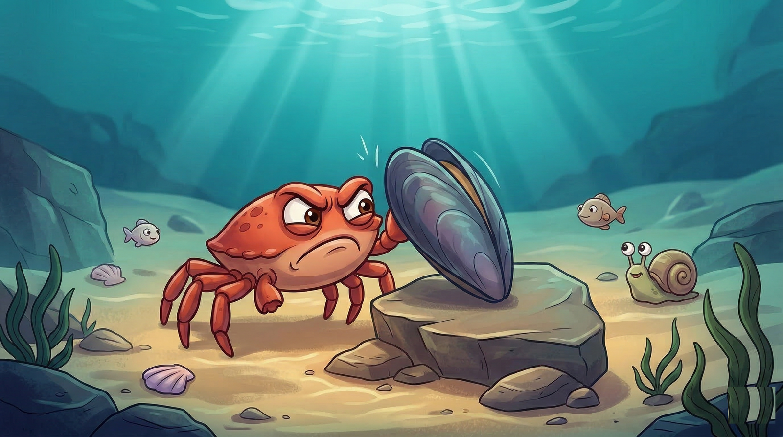 The comic flashback of Totore the Crab